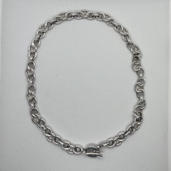 LINKS OF LONDON 925 Solid Silver Belcher Link Chain Necklace RARE & VINTAGE!! - Picture 3 of 6